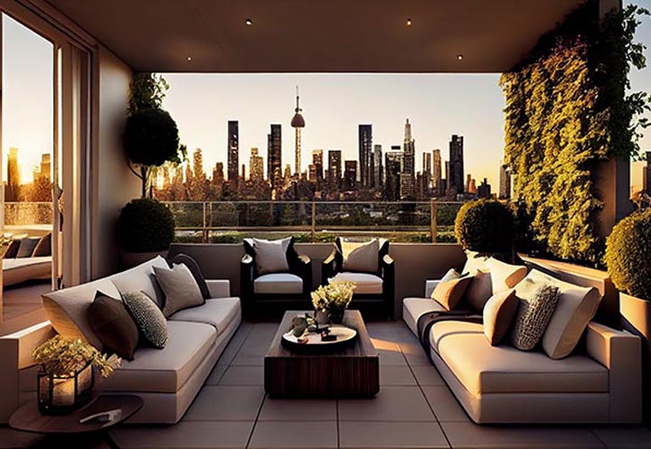 Sky Lounge and Roof Terrace with BBQs